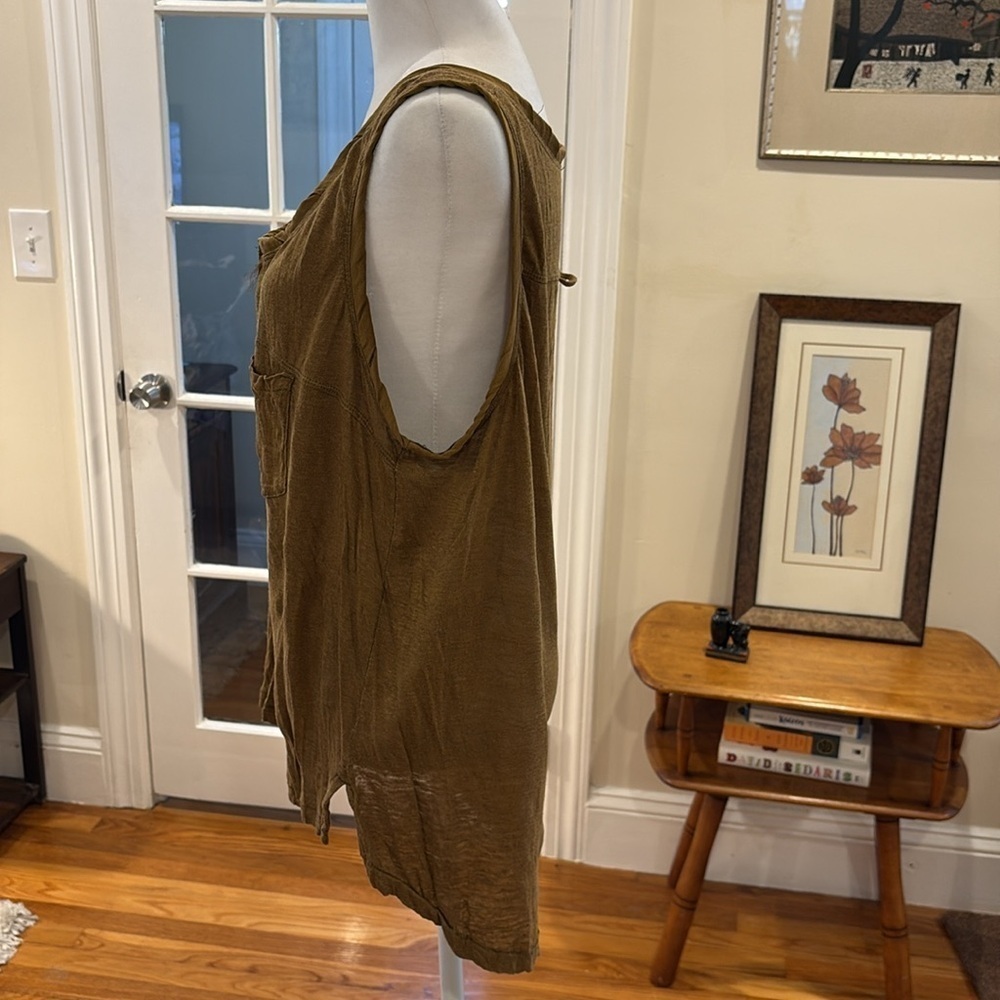Free People Traveler Tank. Brown. Size S - Picture 4 of 9